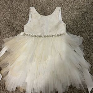 Toddler girls size 2T flower girl dress
